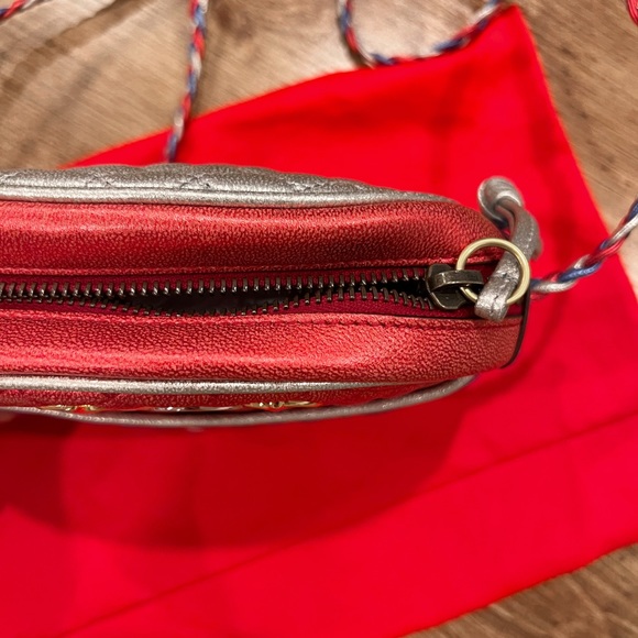 SOLD🚫Gucci trapuntata camera crossbody shoulder blue red quilted bag - Picture 13 of 15